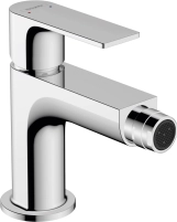 Змішувач для біде Hansgrohe Rebris E з металевим донним клапаном, хром (72213000)