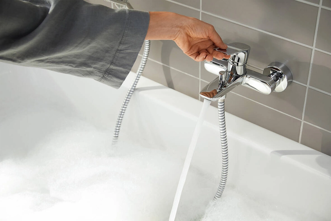 Змішувач для  ванни Hansgrohe REBRIS E Фото - 1