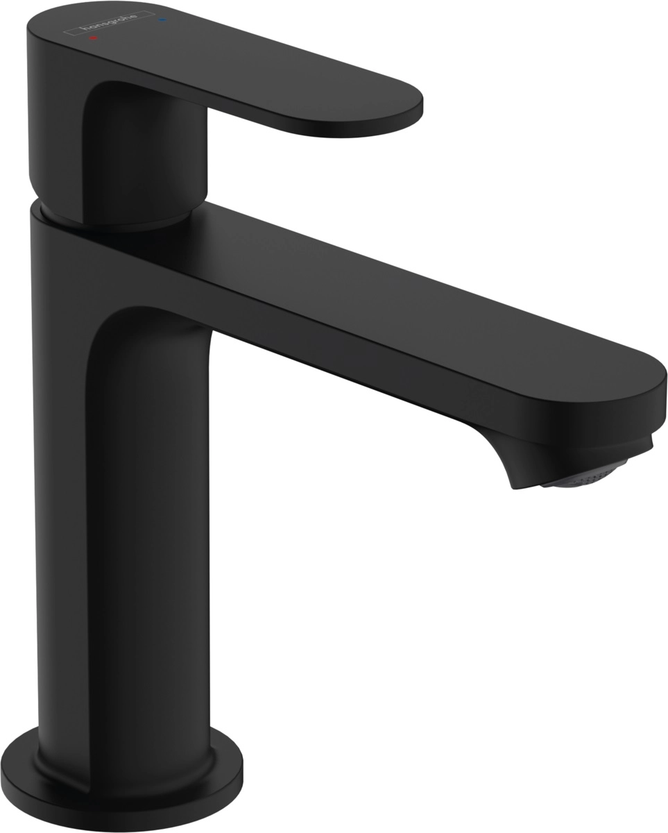 Змішувач для умивальника Hansgrohe REBRIS S 110,  чорний  матовий