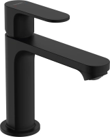 Змішувач для умивальника Hansgrohe REBRIS S 110,  чорний  матовий