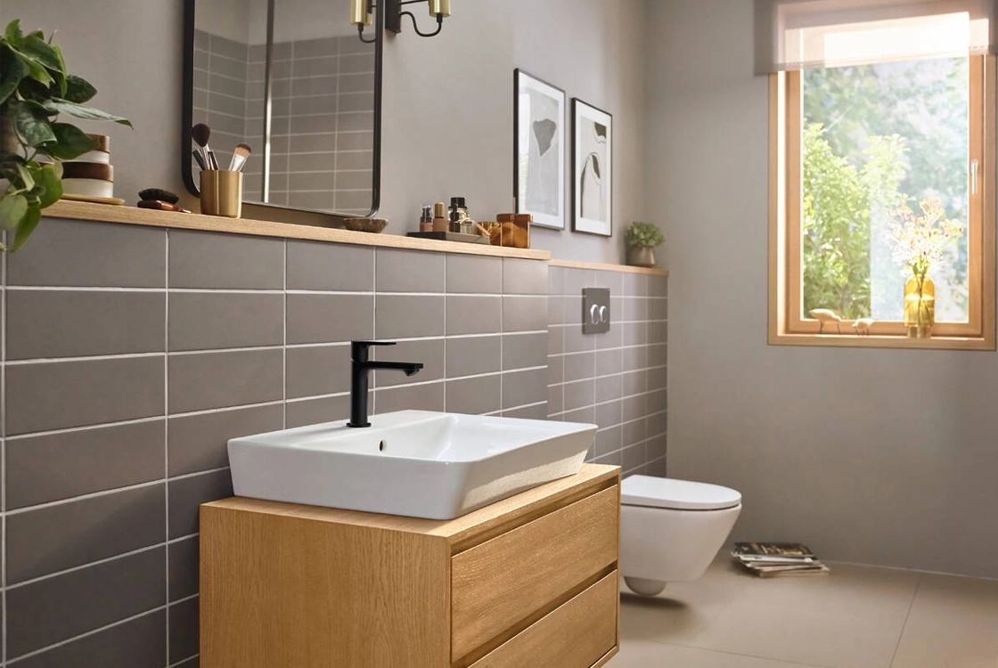 Змішувач для умивальника Hansgrohe Rebris E 110 (72557670) Фото - 2