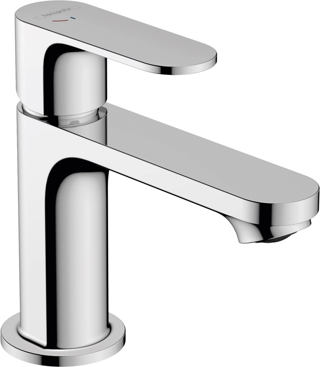 Смеситель для умывальника Hansgrohe REBRIS S 80, CoolStart, Eco Smart+, хром
