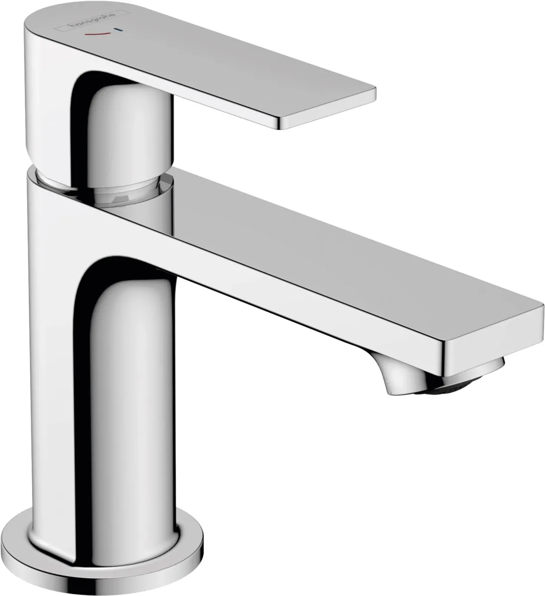Змішувач для раковини Hansgrohe Rebris E CoolStart EcoSmart+ зі зливним гарнітуром, хром 72587000