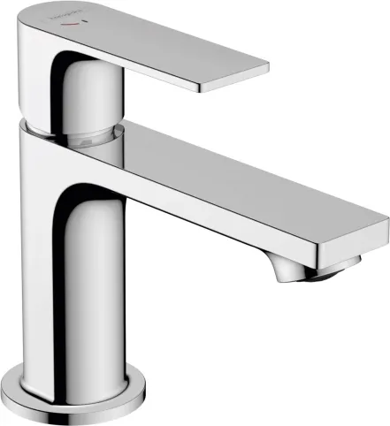 Смеситель для раковины Hansgrohe Rebris E CoolStart EcoSmart+ со сливным гарнитуром, хром 72587000