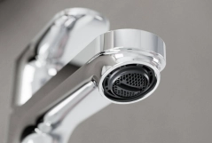 Змішувач для умивальника Hansgrohe REBRIS S 110, CoolStart, EcoSmart+, хром Фото - 1