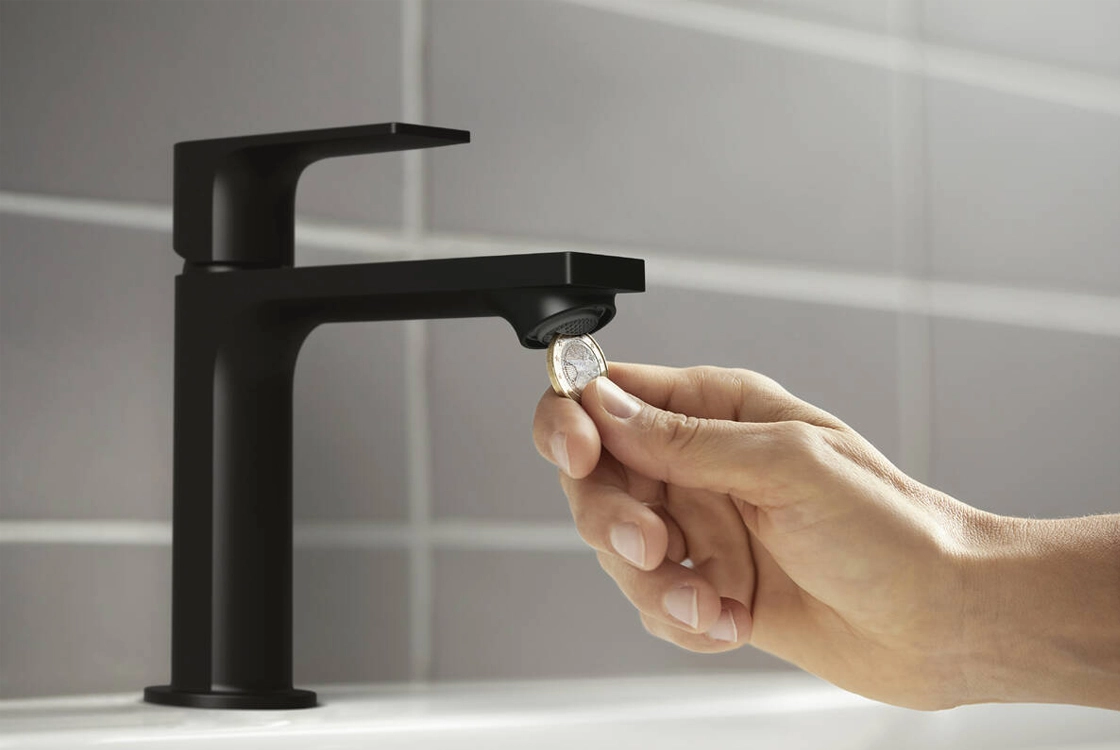 Змішувач для раковини Hansgrohe Rebris E 110 Coolstart EcoSmart (72589670) Фото - 1