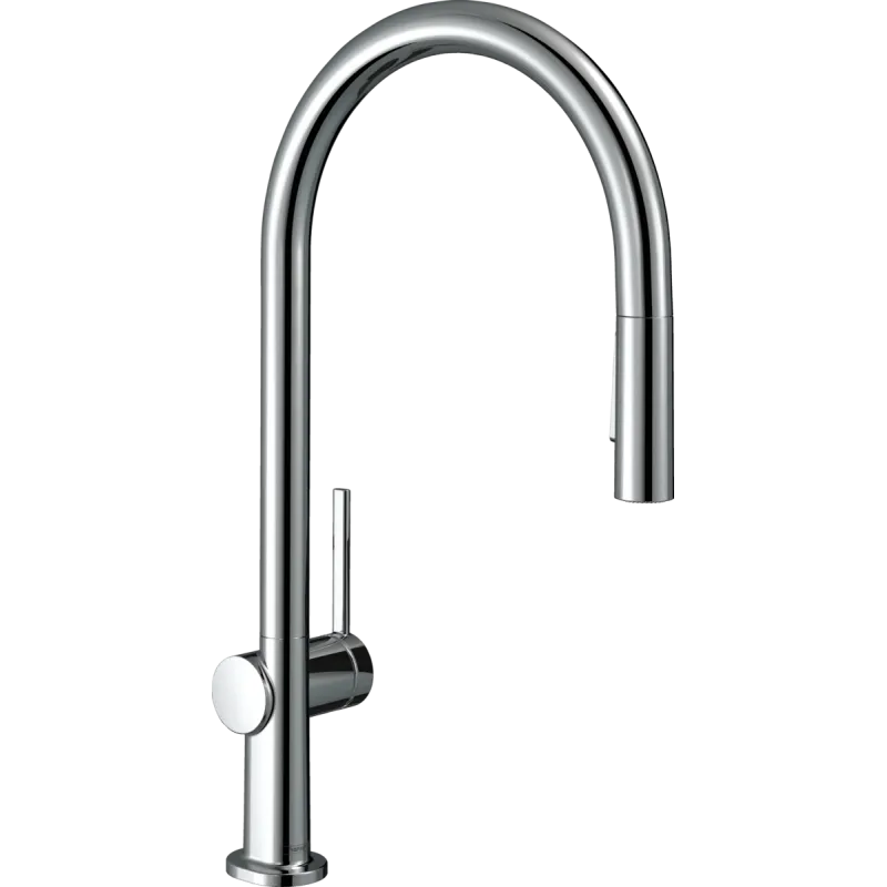 Кухонный смеситель Hansgrohe Talis M54 210 2jet с вытяжным изливом, хром (72800000)