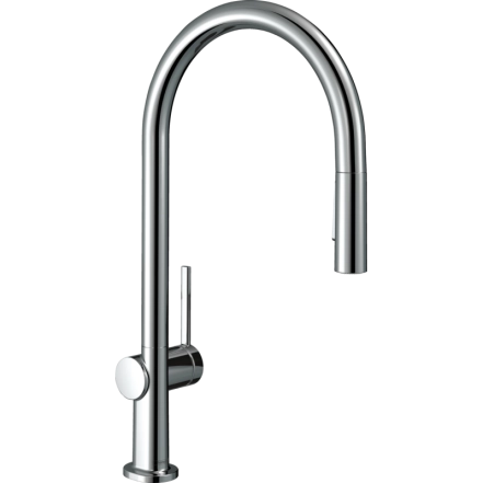Кухонный смеситель Hansgrohe Talis M54 210 2jet с вытяжным изливом, хром (72800000)