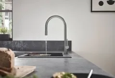 Змішувач для кухні Hansgrohe Talis 210 2jet з витяжним виливом Sbox, чорний хром (72801340) Фото - 4