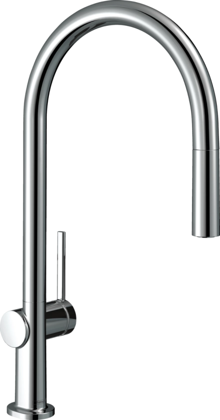 Кухонный смеситель Hansgrohe Talis 210 1jet с вытяжным изливом, хром (72802000)
