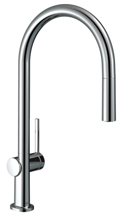 Кухонный смеситель Hansgrohe Talis 210 1jet с вытяжным изливом Sbox, хром (72803000)