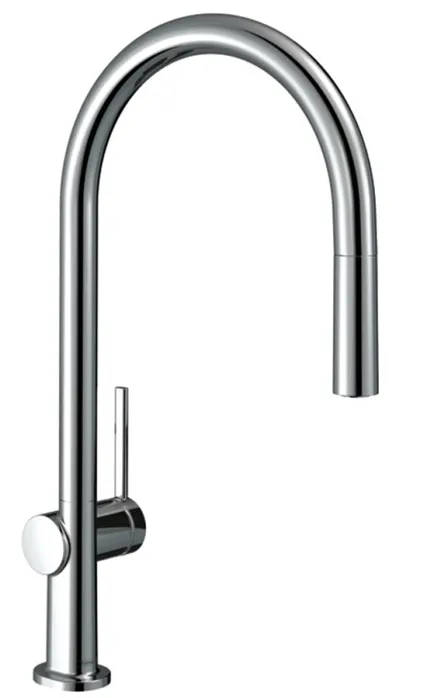 Кухонный смеситель Hansgrohe Talis 210 1jet с вытяжным изливом Sbox, хром (72803000)