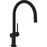 Смеситель для кухни Hansgrohe TALIS M54 220, однорычажный, 1jet, черный матовый