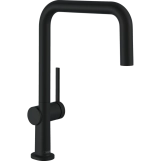Смеситель для кухни Hansgrohe TALIS M54, однорычажный, 220, 1jet, черный матовый
