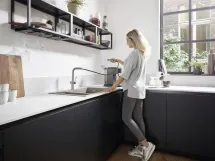 Змішувач для кухні Hansgrohe TALIS M54, одноважiльний, 270, з висувним виливом, 1jet, хром Фото - 3