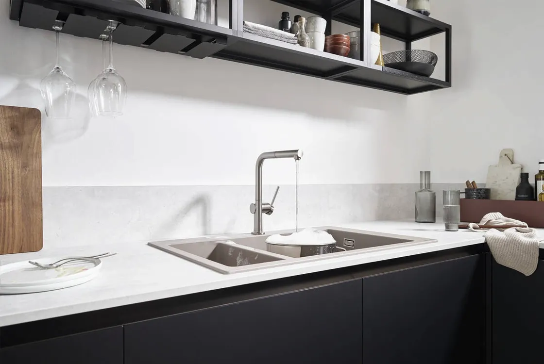 Змішувач для кухні Hansgrohe Talis M54 215мм, нержавіюча сталь (72808800) Фото - 2