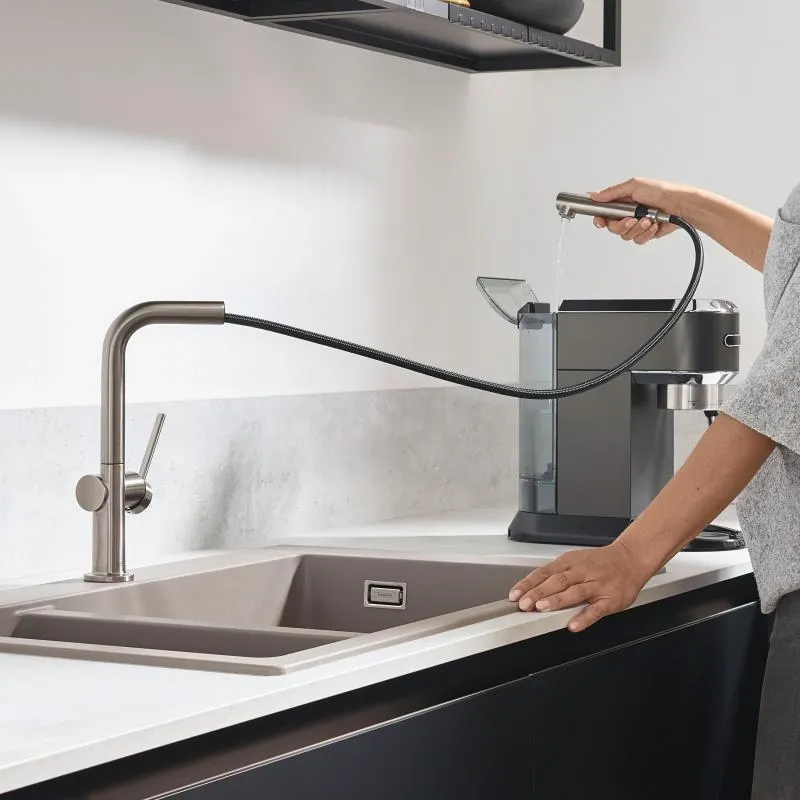 Змішувач для кухні Hansgrohe Talis M54 215мм, нержавіюча сталь (72808800) Фото - 3