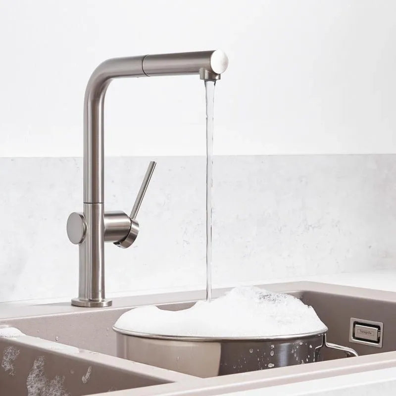 Змішувач для кухні Hansgrohe Talis M54 215мм, нержавіюча сталь (72808800) Фото - 4