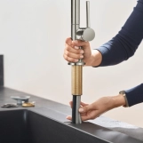 Смеситель для кухни Hansgrohe Talis M54 215мм, нержавеющая сталь (72808800) Фото - 5