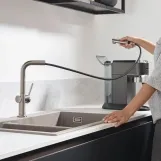 Змішувач для кухні Hansgrohe Talis M54 215мм, нержавіюча сталь (72808800) Фото - 3