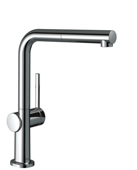 Смеситель для кухни Hansgrohe TALIS M54, однорычажный, 270, с вытяжным изливом, 1jet, sBox, хром