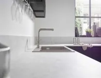 Кухонний змішувач Hansgrohe Talis 270 1jet з витяжним виливом Sbox, нержавіюча сталь (72809800) Фото - 1