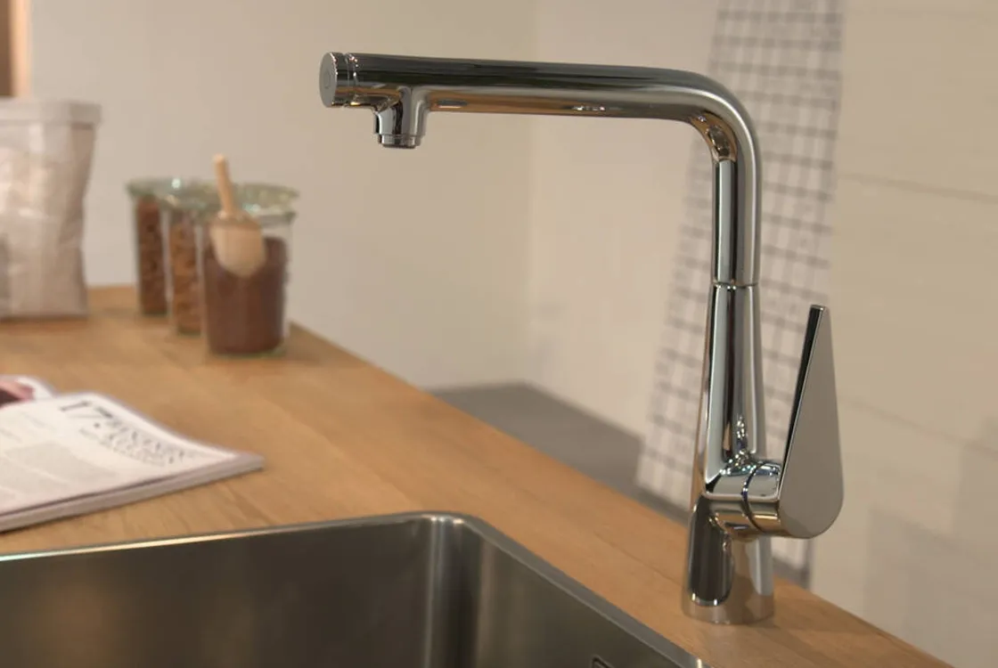 Смеситель для кухни Hansgrohe Talis Select S 300, однорычажный, с поворотным изливом Фото - 1