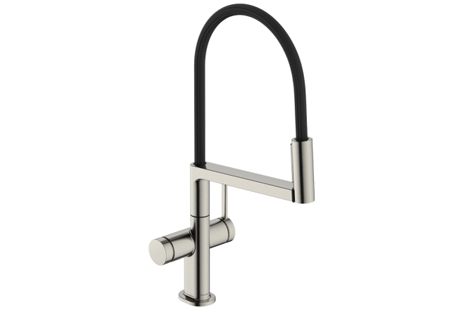 Змішувач кухонний Hansgrohe Talis M54 PowderSpray 210 3jet Semi-Pro, нержавіюча сталь (72861800)