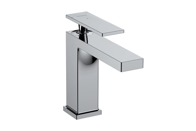Змішувач для умивальника Hansgrohe Tecturis E CoolStart EcoSmart+ хром без донного клапану (73012000)