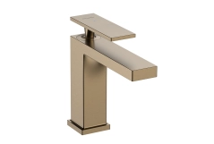 Смеситель для умывальника Hansgrohe Tecturis E 110 CoolStart, бронза (73014140)