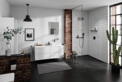 Змішувач для умивальника Hansgrohe Tecturis E 110 CoolStart, матовий чорний (73014670) Фото - 3