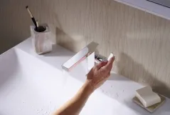 Змішувач для умивальника Hansgrohe Tecturis E CoolStart EcoSmart+ хром з донним клапаном (73023000) Фото - 1