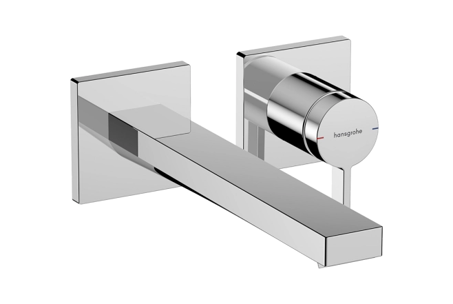 Змішувач для умивальника Hansgrohe Tecturis E EcoSmart+ без прихованої частини хром (73051000)