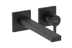 Смеситель для умывальника Hansgrohe Tecturis E EcoSmart+ без скрытой части черный (73051670)