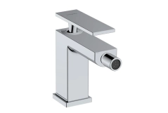 Змішувач для біде Hansgrohe Tecturis E з доннним клапаном, хром (73200000)