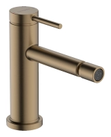 Змішувач для біде Hansgrohe Tecturis S із зливним гарнітуром, бронза (73201140)