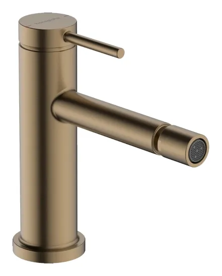 Змішувач для біде Hansgrohe Tecturis S із зливним гарнітуром, бронза (73201140)