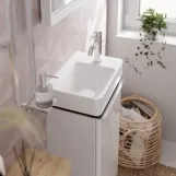 Змішувач для раковини Hansgrohe Tecturis S CoolStart EcoSmart+ без зливного гарнітуру хром (73302000) Фото - 1