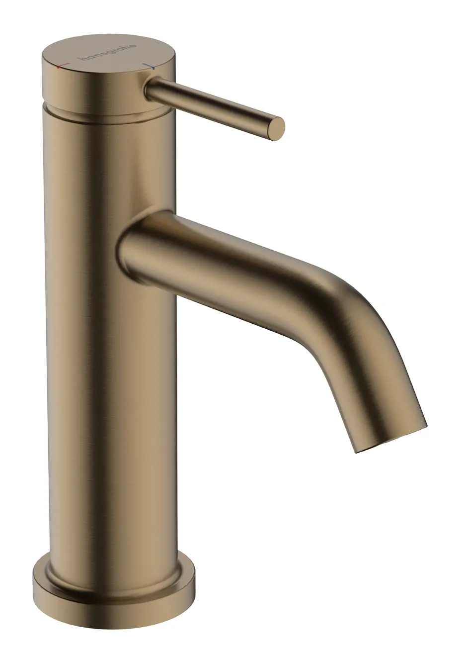 Смеситель для умывальника Hansgrohe Tecturis S 80 CoolStart EcoSmart+ бронза (73302140)