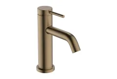 Змішувач для умивальника Hansgrohe TECTURIS S 80, одноважільний, CoolStart,pop -up, шліфованна бронза