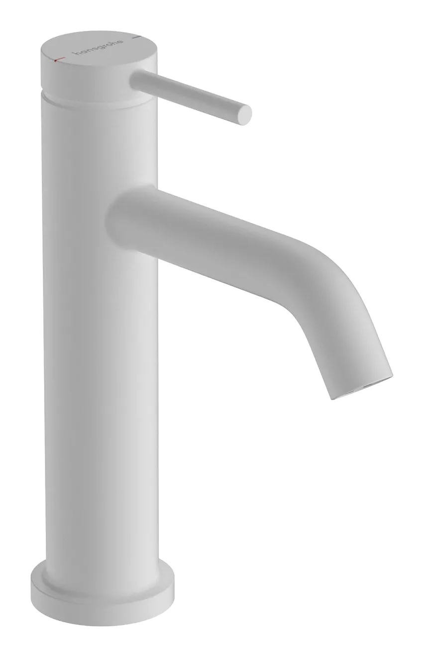 Змішувач для раковини Hansgrohe Tecturis S EcoSmart+ зі зливним гарнітуром, білий матовий 73310700