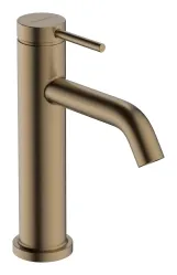Смеситель для раковины Hansgrohe Tecturis S EcoSmart+ без сливного гарнитура, бронза (73311140)