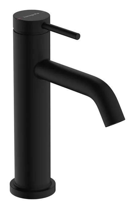 Смеситель для умывальника Hansgrohe Tecturis S 110 без донного клапана, матовый черный (73311670)