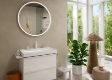 Змішувач для раковини Hansgrohe Tecturis S EcoSmart+ без зливного гарнітуру, білий матовий (73311700) Фото - 1