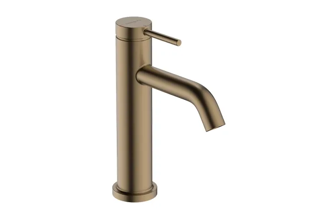 Змішувач для раковини Hansgrohe Tecturis S CoolStart EcoSmart+ без зливного гарнітуру бронза (73312140)