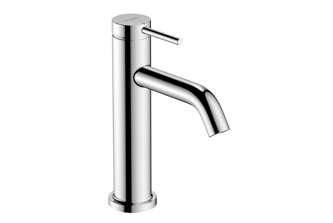 Змішувач для умивальника Hansgrohe Tecturis E CoolStart EcoSmart+ хром з донним клапаном (73314000)