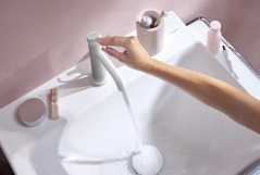 Смеситель для раковины Hansgrohe Tecturis S CoolStart EcoSmart+ (73314700) Фото - 1