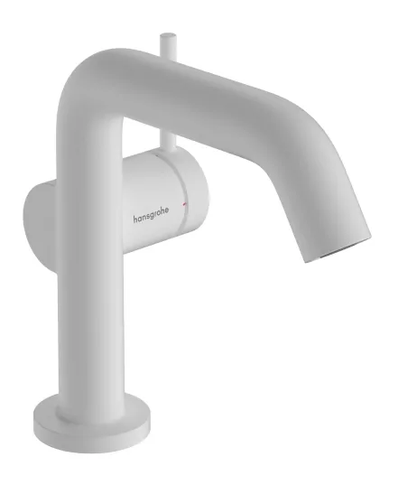 Смеситель для умывальника Hansgrohe Tecturis S 110 Fine CoolStart, матовый белый (73321700)