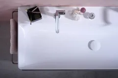 Смеситель для умывальника Hansgrohe Tecturis S CoolStart EcoSmart, со сливным гарнитуром, хром (73323000) Фото - 2
