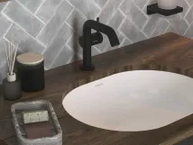 Змішувач для раковини Hansgrohe Tecturis S CoolStart EcoSmart+ зі зливним гарнітуром чорний матовий (73323670) Фото - 3